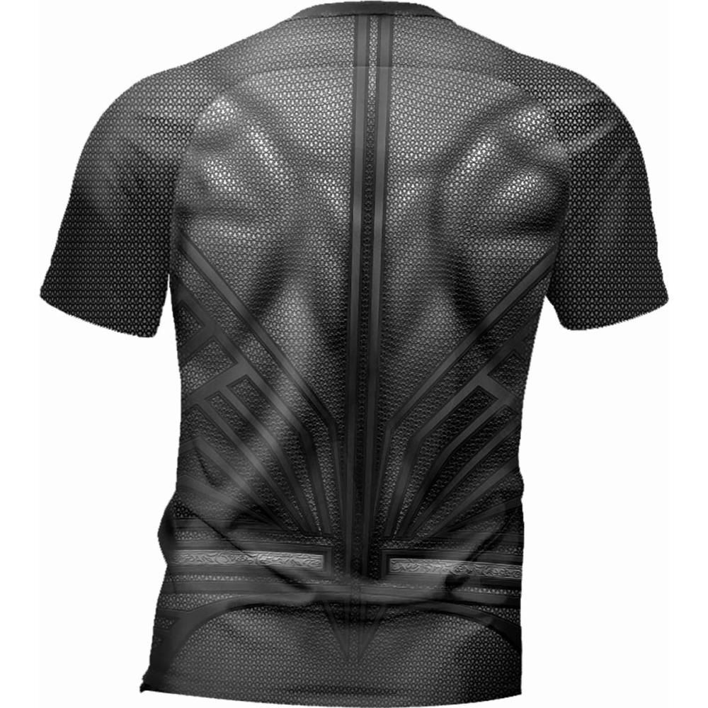 Spiral Superman - SUPERMAN - MUSCLE TEE Sport T-shirt - Zwart